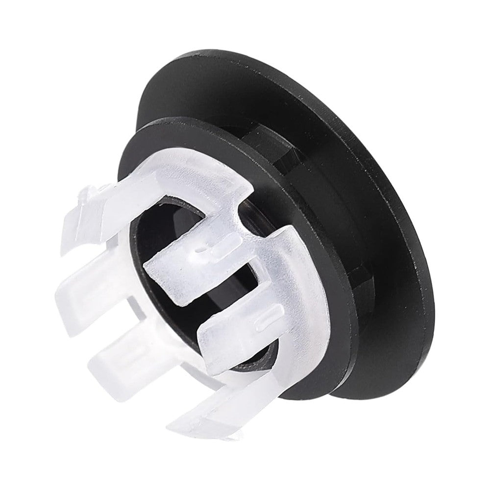 Tappo copriforo nero opaco troppo pieno lavabi e bidet da 24 o 28 mm