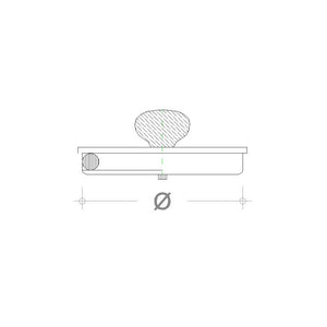 Tappo di chiusura inox aisi 304 per ispezione con molla espandente inox, diametro 120mm