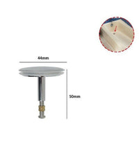 Tappo Di Ricambio Per Scarico Vasca Da Bagno Lavello Universale 44 X 50 Mm 79348         