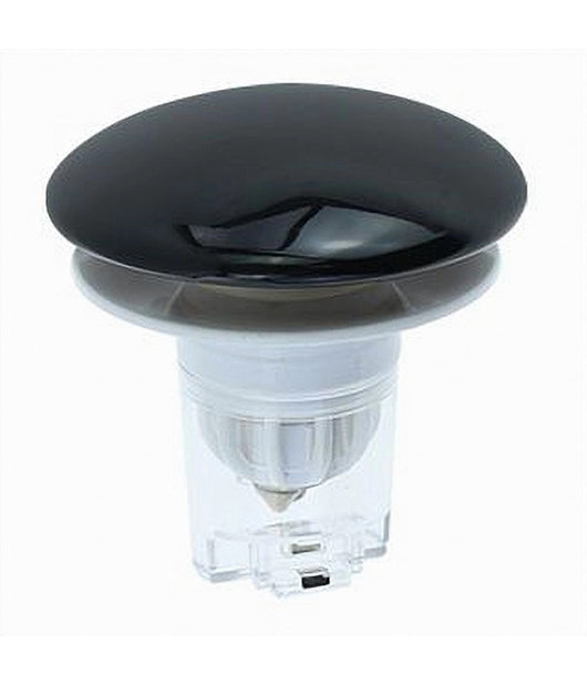 Tappo Di Scarico Per Lavandino Bagno Antiodore Universale Pop Up Nero 7 Cm 87385         