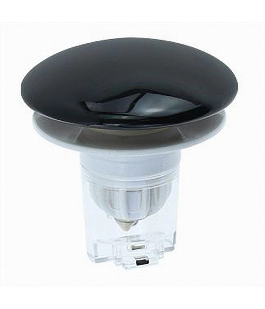 Tappo Di Scarico Per Lavandino Bagno Antiodore Universale Pop Up Nero 7 Cm 87385         
