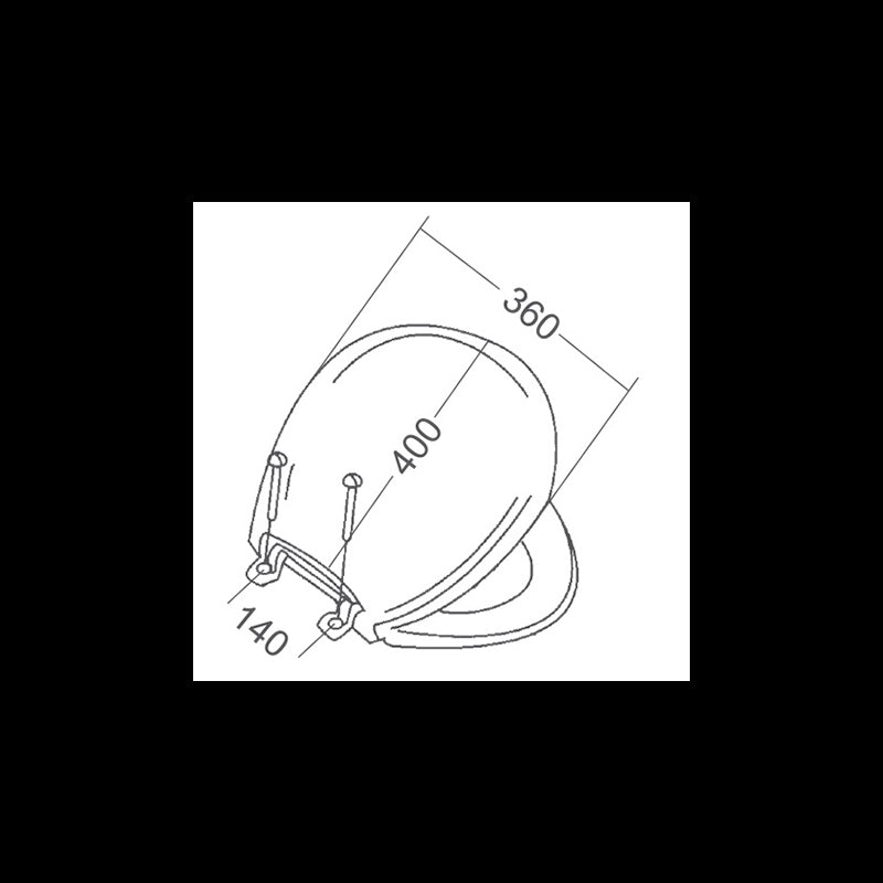 TAPPO IN PLASTICA PER WC