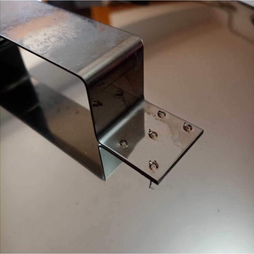 Tappo inox doppia parete cieco senza spurgo per scarico condensa, diametro di  80 - de 130 mm