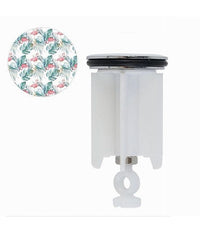 Tappo Lavandino Bagno Lavabo Bidet Universale 40mm Con Motivo Fenicotteri 87273         