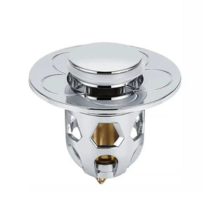 Tappo lavandino clic clac per fori da 34 a 40 mm con 2 guarnizioni