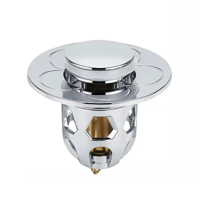 Tappo lavandino clic clac per fori da 34 a 40 mm con 2 guarnizioni