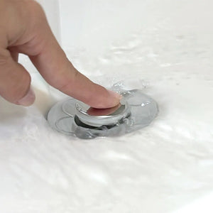 Tappo lavandino clic clac per fori da 34 a 40 mm con 2 guarnizioni