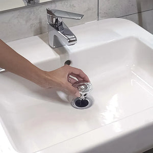 Tappo lavandino clic clac per fori da 34 a 40 mm con 2 guarnizioni