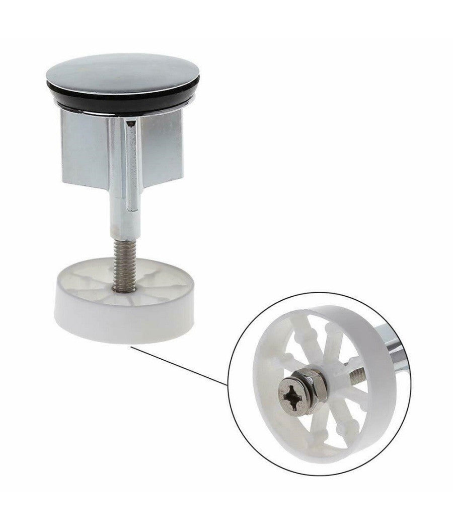 Tappo Saltarello Per Piletta Lavabo Scarico Bidet Vasca 40 Mm Art. 69685         