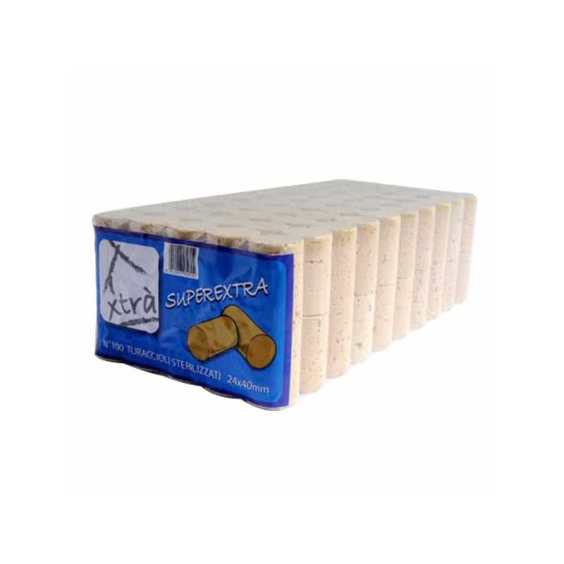 Tappo Sughero Super Extra 28X40 pz.100 Xtra