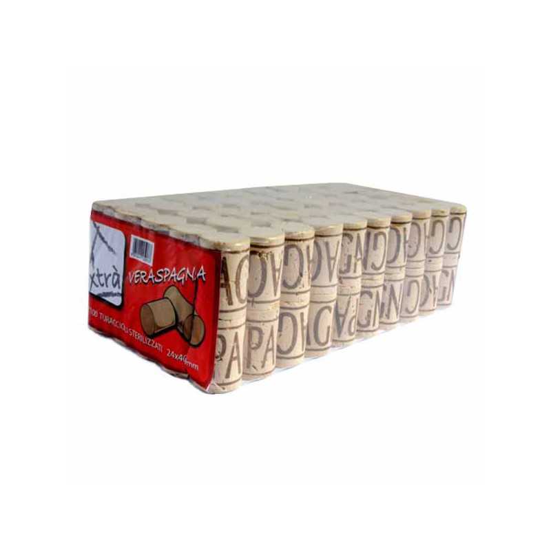 Tappo Sughero Vera Spagna 26X40 pz.100 Xtra