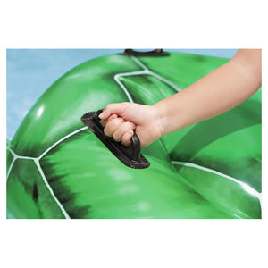 Trade Shop - Tartaruga Galleggiante Da Piscina Spiaggia Pvc Gonfiabile Cavalcabile Tidal Turtle 41524 -