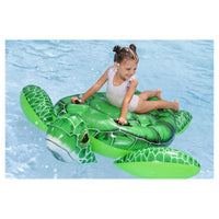 Trade Shop - Tartaruga Galleggiante Da Piscina Spiaggia Pvc Gonfiabile Cavalcabile Tidal Turtle 41524 -