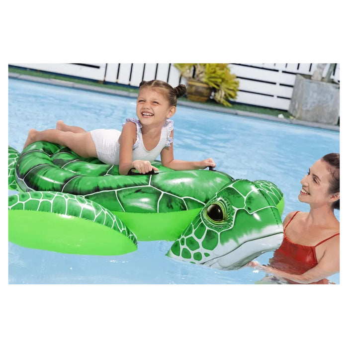 Trade Shop - Tartaruga Galleggiante Da Piscina Spiaggia Pvc Gonfiabile Cavalcabile Tidal Turtle 41524 -