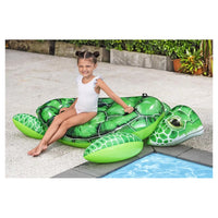 Trade Shop - Tartaruga Galleggiante Da Piscina Spiaggia Pvc Gonfiabile Cavalcabile Tidal Turtle 41524 -