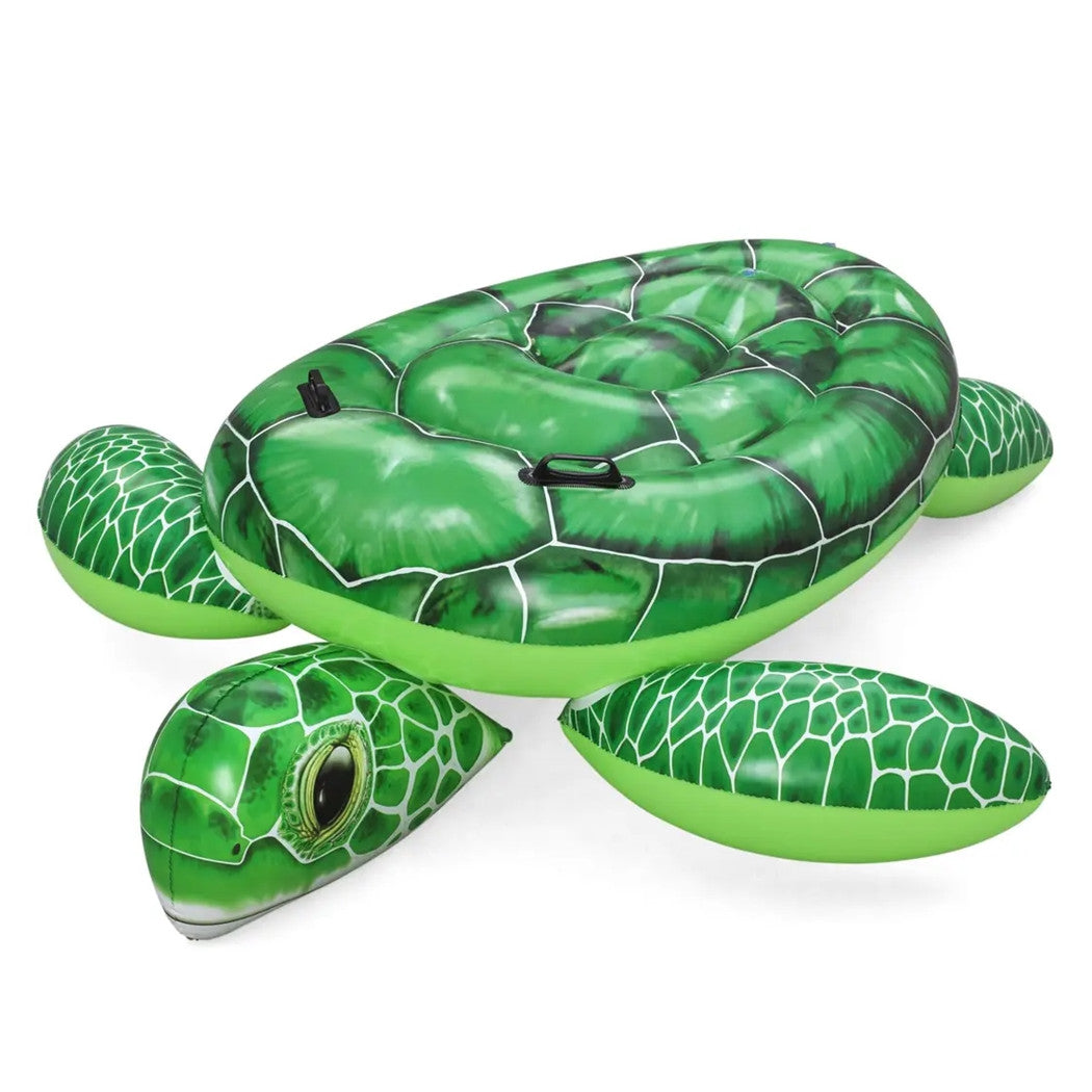 Trade Shop - Tartaruga Galleggiante Da Piscina Spiaggia Pvc Gonfiabile Cavalcabile Tidal Turtle 41524 -