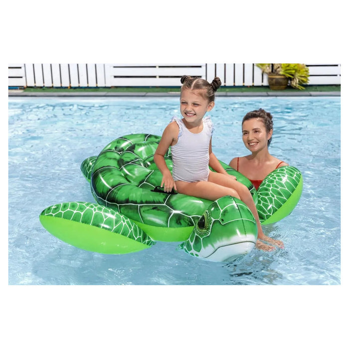 Trade Shop - Tartaruga Galleggiante Da Piscina Spiaggia Pvc Gonfiabile Cavalcabile Tidal Turtle 41524 -