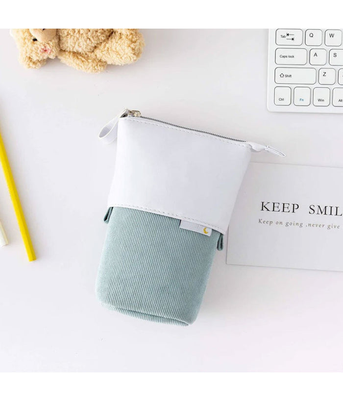 Tasca Pop Astuccio Borsellino Per Penne Cancelleria In Pelle Vegana 20*12.5 Cm         