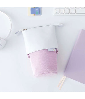 Tasca Pop Astuccio Borsellino Per Penne Cancelleria In Pelle Vegana 20*12.5 Cm         