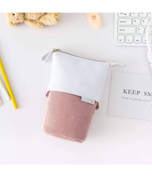 Tasca Pop Astuccio Borsellino Per Penne Cancelleria In Pelle Vegana 20*12.5 Cm         