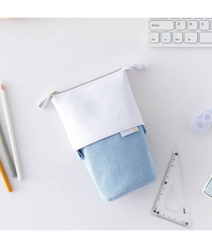 Tasca Pop Astuccio Borsellino Per Penne Cancelleria In Pelle Vegana 20*12.5 Cm         