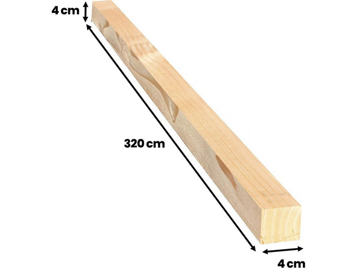 Listello di legno - 3,2 M in 4 x 4 cm