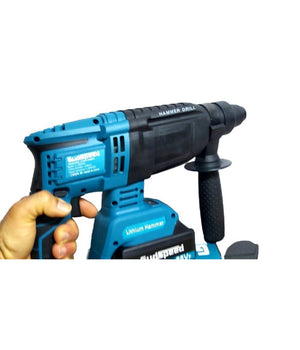 Tassellatore A Batteria 2 Batterie Martello Demolitore Percussione Trapano Sds         