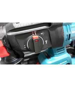 Tassellatore A Batteria 2 Batterie Martello Demolitore Percussione Trapano Sds         