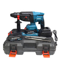 Tassellatore A Batteria 2 Batterie Martello Demolitore Percussione Trapano Sds         