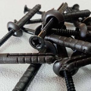 Tassello 6x40mm colore testa di moro per scossalina - 100pz