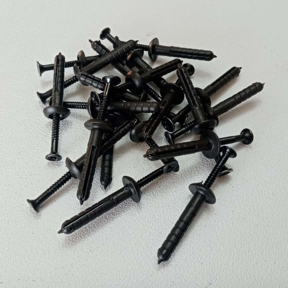 Tassello 6x40mm colore testa di moro per scossalina - 100pz