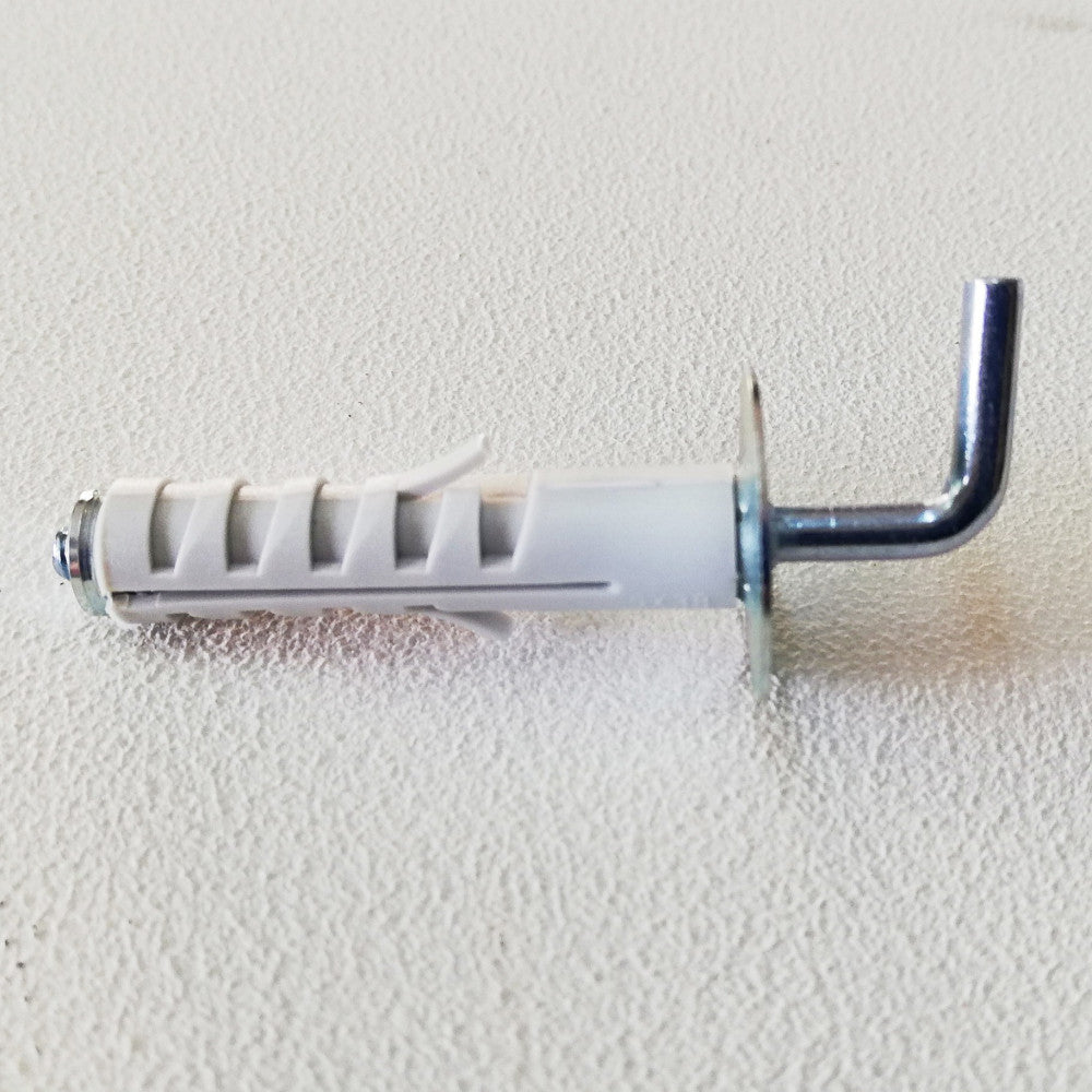 Tassello in nylon con gancio medio - 10pz, scegli se  12x45mm