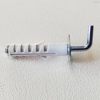 Tassello in nylon con gancio medio - 10pz, scegli se  12x45mm