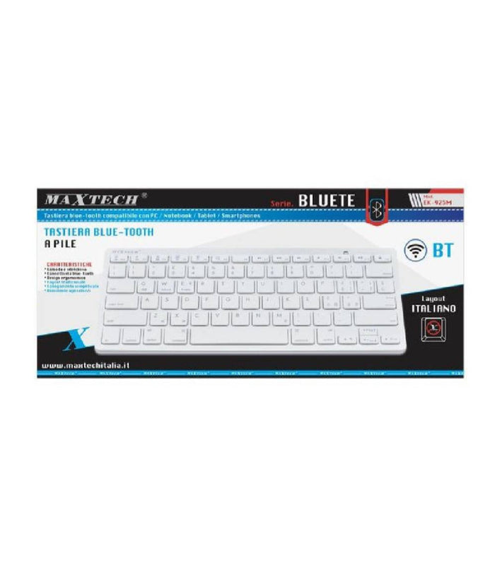 Tastiera Bluetooth Keyboard Per Pc Tablet Android Windows Layout Italiano Ek925m         
