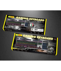 Tastiera Gaming Da Gioco Cablata Retroilluminata Arcobaleno Rgb Luce Led Qk708         