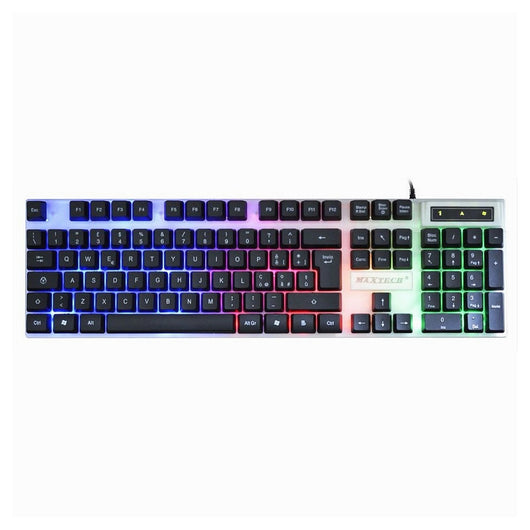 Tastiera Gaming Da Gioco Led Retroilluminata Rgb Keyboard Pc Con Filo Ek-rgb03         