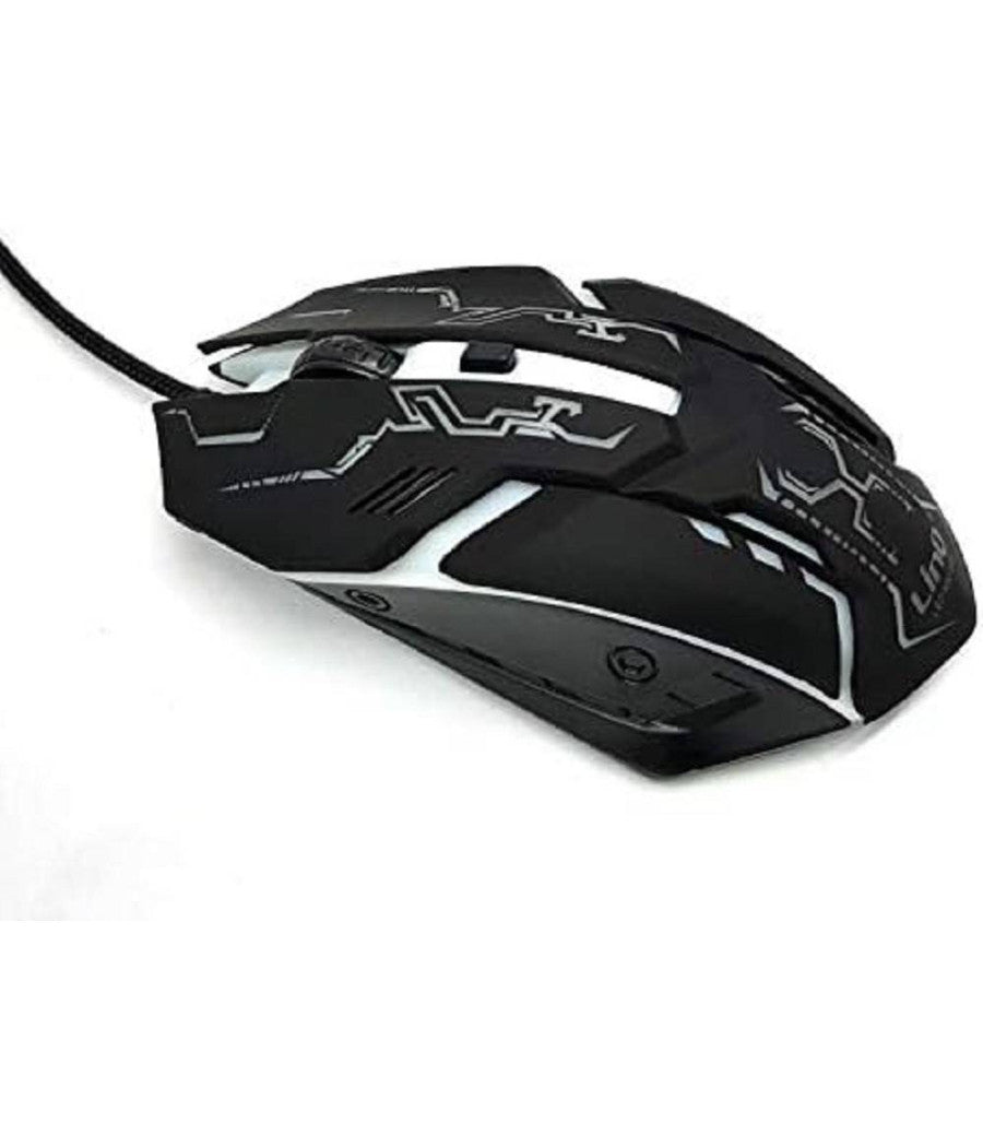 Tastiera Mouse Retroilluminata Gaming Con Cavo Usb Led Rgb Ergonomica Led-mk1568         