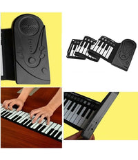 Tastiera Pianola Elettronica Pianoforte Musicale Pieghevole 49 Tasti Q-gq001         