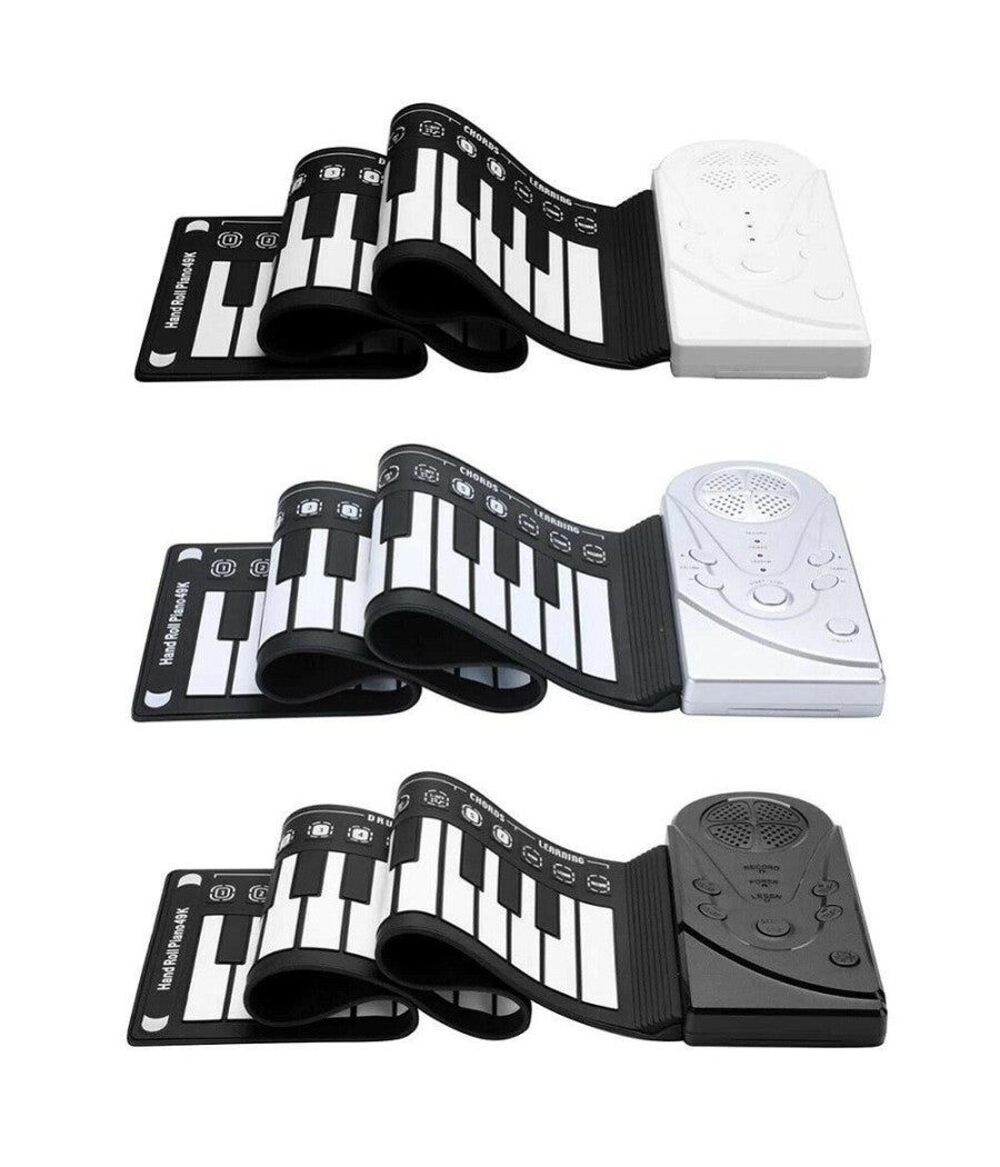 Tastiera Pianola Elettronica Pianoforte Musicale Pieghevole 49 Tasti Q-gq001         