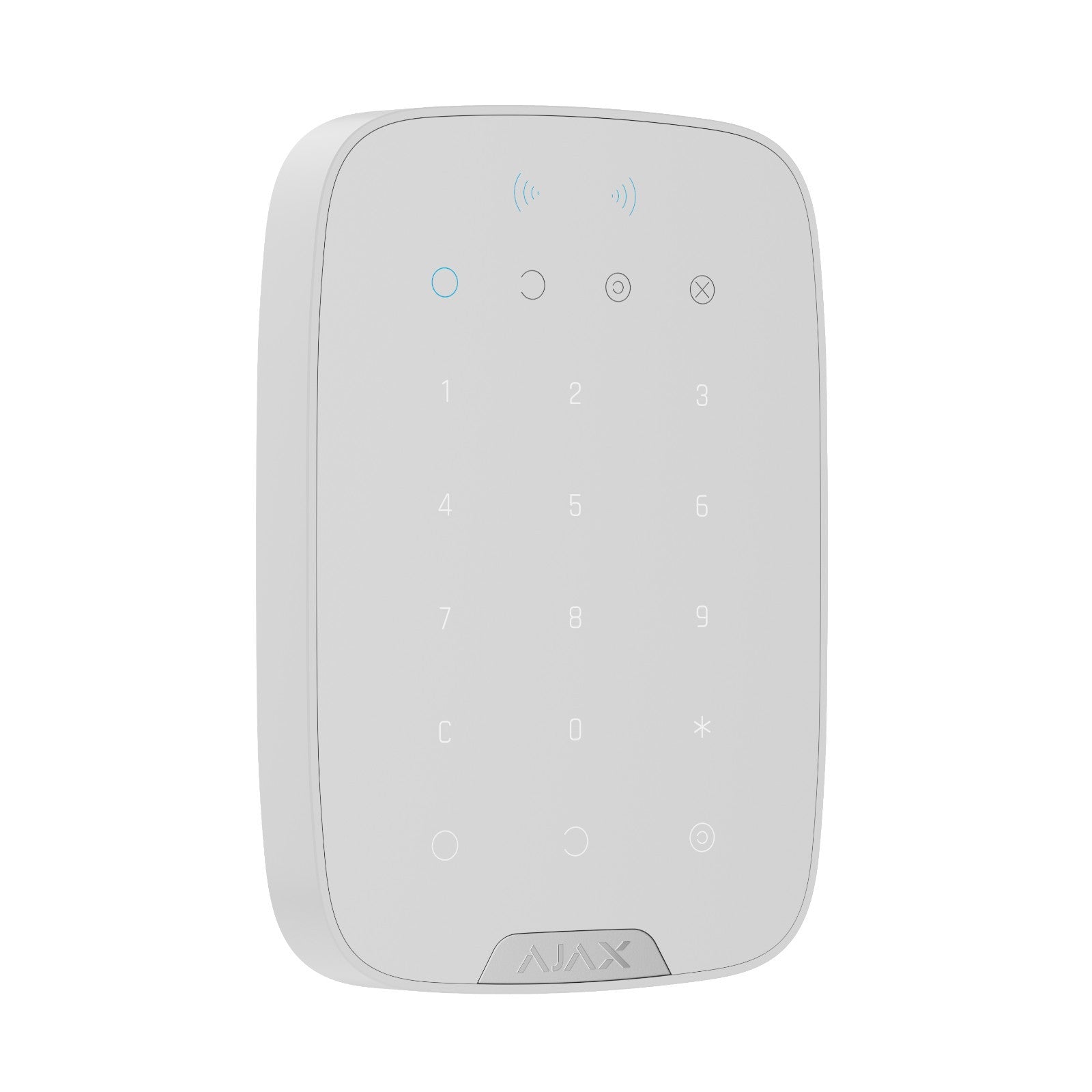 Ajax Superior Tastiera touch wireless Supporta carte e telecomandi contactless crittografati White