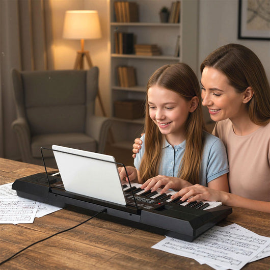 Tastiera pianoforte a 54 tasti per principianti e adolescenti, Kit tastiera elettrica con 200 ritmi e 200 suoni-Tastiere elettriche