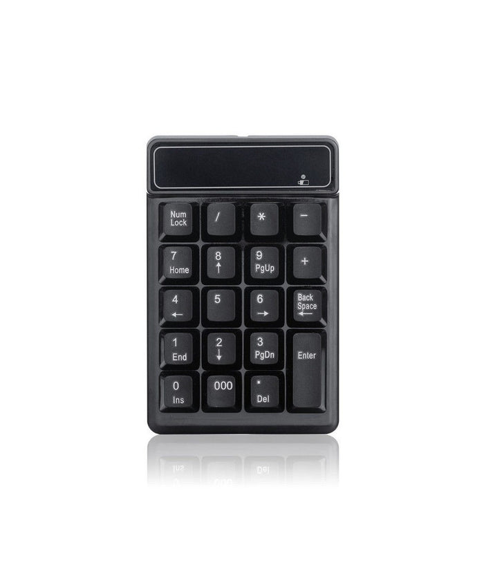 Tastierino Numerico Wireless 19 Tasti Con Ricevitore Bluetooth Usb Per Computer         