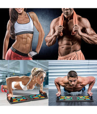 Tavola Attrezzo Allenamento Esercizi Con Maniglie Per Flessioni Multifunzionale         