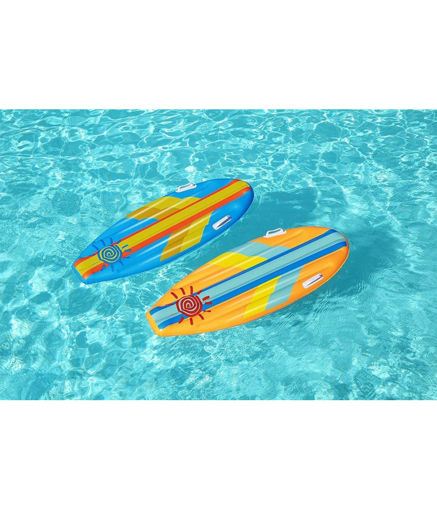 Tavola Nuoto 114x46cm Con Maniglie Bambini Mare Piscina 2 Colori Assortiti 42046         