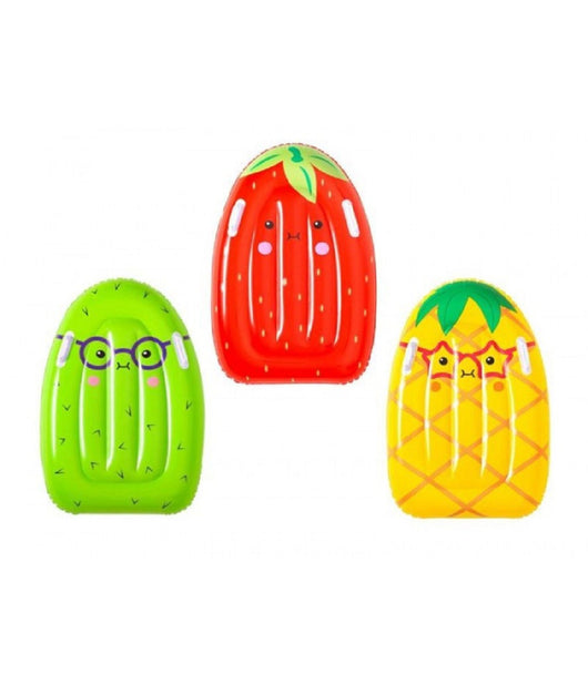 Tavola Nuoto Surf Tutti Frutti 84x56cm 3 Frutti Assortiti Fragola Kiwi Ananas 42049         