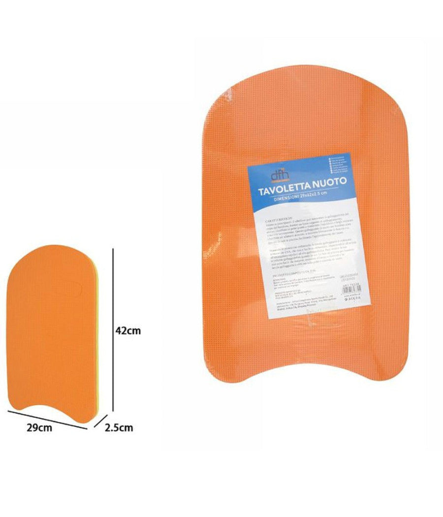 Tavoletta Da Nuoto Mare Piscina Per Bambini E Adulti Vari Colori 29x2.5x42 Cm         