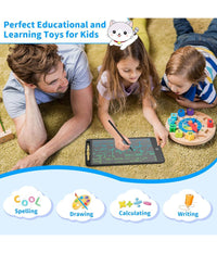 Tavoletta Grafica Da Scrittura Lcd Lavagna Elettronica Disegni 12" Multicolore         