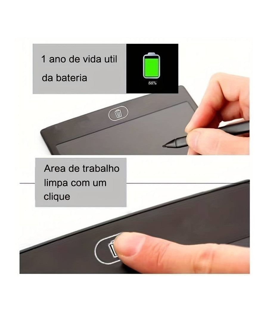 Tavoletta Grafica Da Scrittura Lcd Lavagna Elettronica Disegni Giocattolo Bambin         