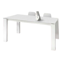 Tavolo allungabile rimessato rovere laccato 160x90