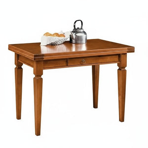 Tavolo allungabile legno massello l.120 p.70 h.78 - Mobili 2G